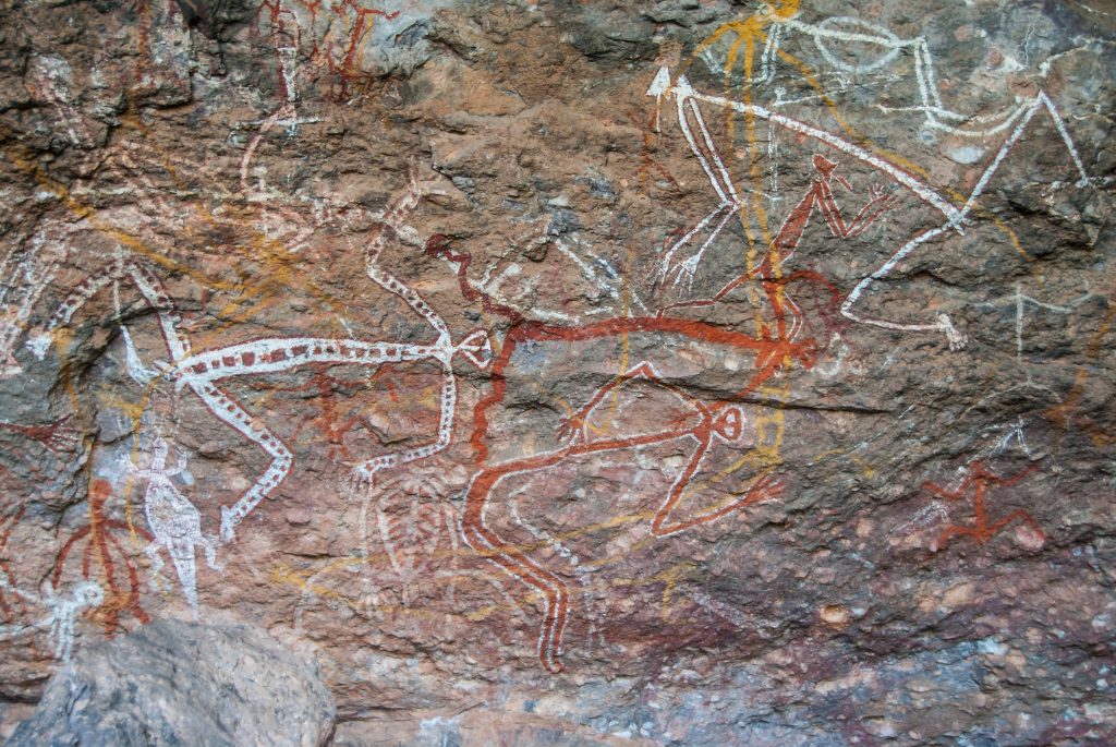 Aborginal rock art Hunter Valley